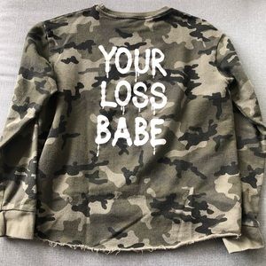 Zara Camo Sweatshirt